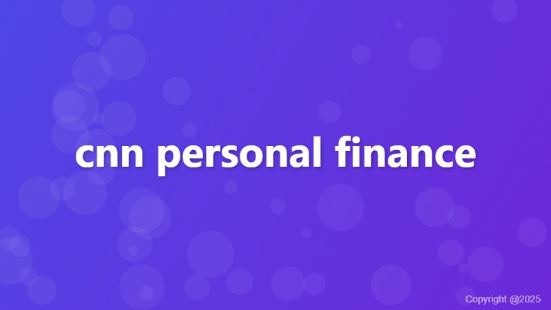 cnn personal finance